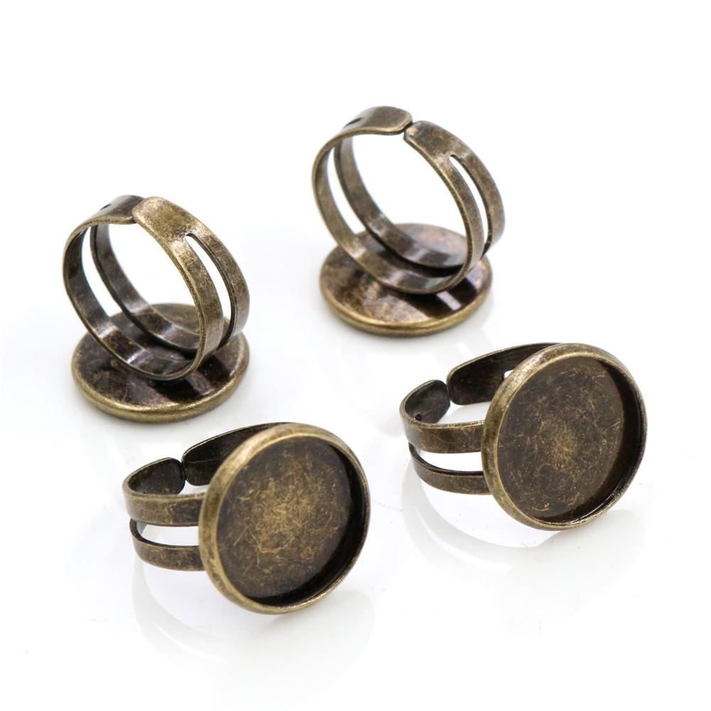 

Child Ring 12mm 10pcs Silver Color /Rose Gold colour Brass Children Adjustable Ring Settings Blank/Base,Fit 12mm Glass Cabochons бронзовый