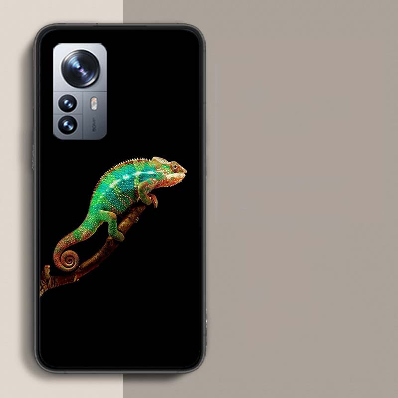 Chameleon Funny Wildlife Phone Case For Redmi Note 13 Pro Plus 14 Pro+ 12S 12 11S 11T 11E 11 10S 10 9S 9 Xiaomi Capa TPU