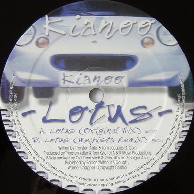 12inch Record KIANOO - Lotus T011 TAAACH! RECORDI 1999 Germany Dance & Electronica Used