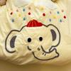 High Count High-Density Fabric Towel Embroidery Cartoon Four-Piece Bedding Set