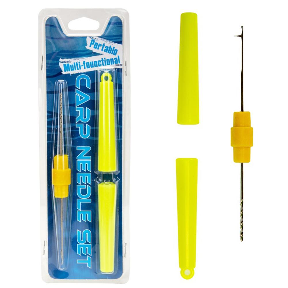 Carp Fishing Rigging Bait Needle Kit Tool Set Bait Boilie Drill Stringer Needle for Bait Hole Punching Piercing Pesca