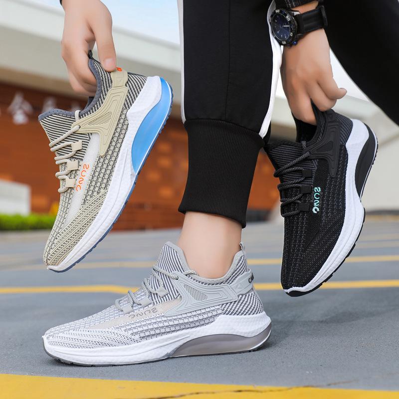 Men Mesh Casual Sports Shoes Spring New Fashion Breathable Mesh 2025 Soft Bottom Casual Breathable Non Slip Sports Shoes