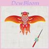 Children's Handheld Kite Mini Fishing Rod Dynamic Kite Plastic Handheld Mini Fishing Rod Kite Stall