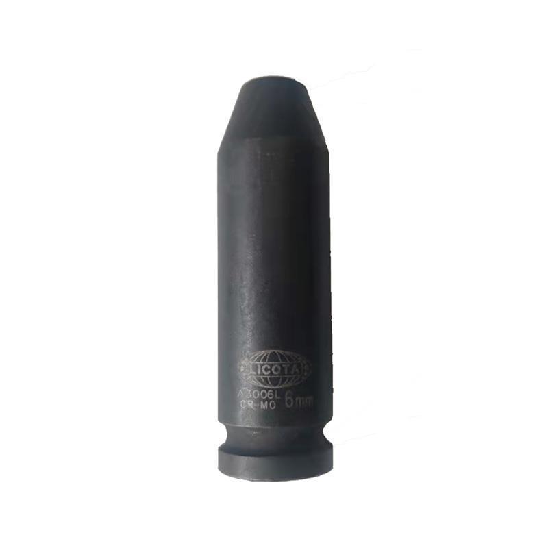 LICOTA 3/8'' Hex Pneumatic Long Socket, Metric 6-22mm