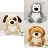 Lion Plush Toy Husky Doll Wholesale Cross-border Doll Panda Pillow Creative Birthday Gift 30cm