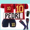 2223 Spanisches Heimtrikot Rot 9 Gavi 7 Morata 10 Pedri 17 Fati Fußball-WM-Trikot