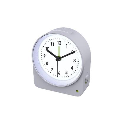 Quartz Alarm Clock Automatic Backlight Snooze Time Pointer Classic Round Table Desktop Simple Small Clock