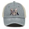 Lovely Cat Snapback Baseball Hat Cute Animals Hats For Woman Breathable Unisex Adjustable Baseball Cap Perfect For Street Style