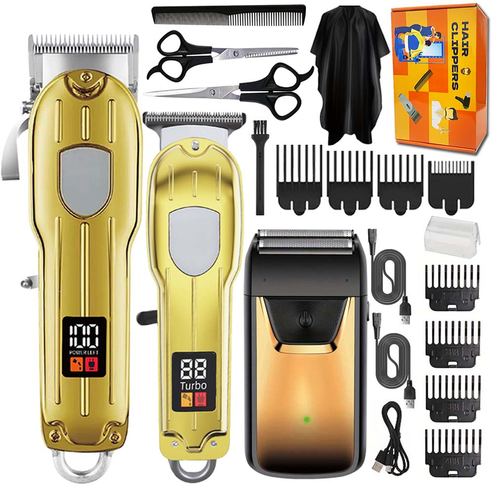 Hair Clippers for Men , Beard Trimmer Kits & Sets, Electric Shavers, Hair Clippers & Trimmer T-Blade, for Barber,home for Gifts