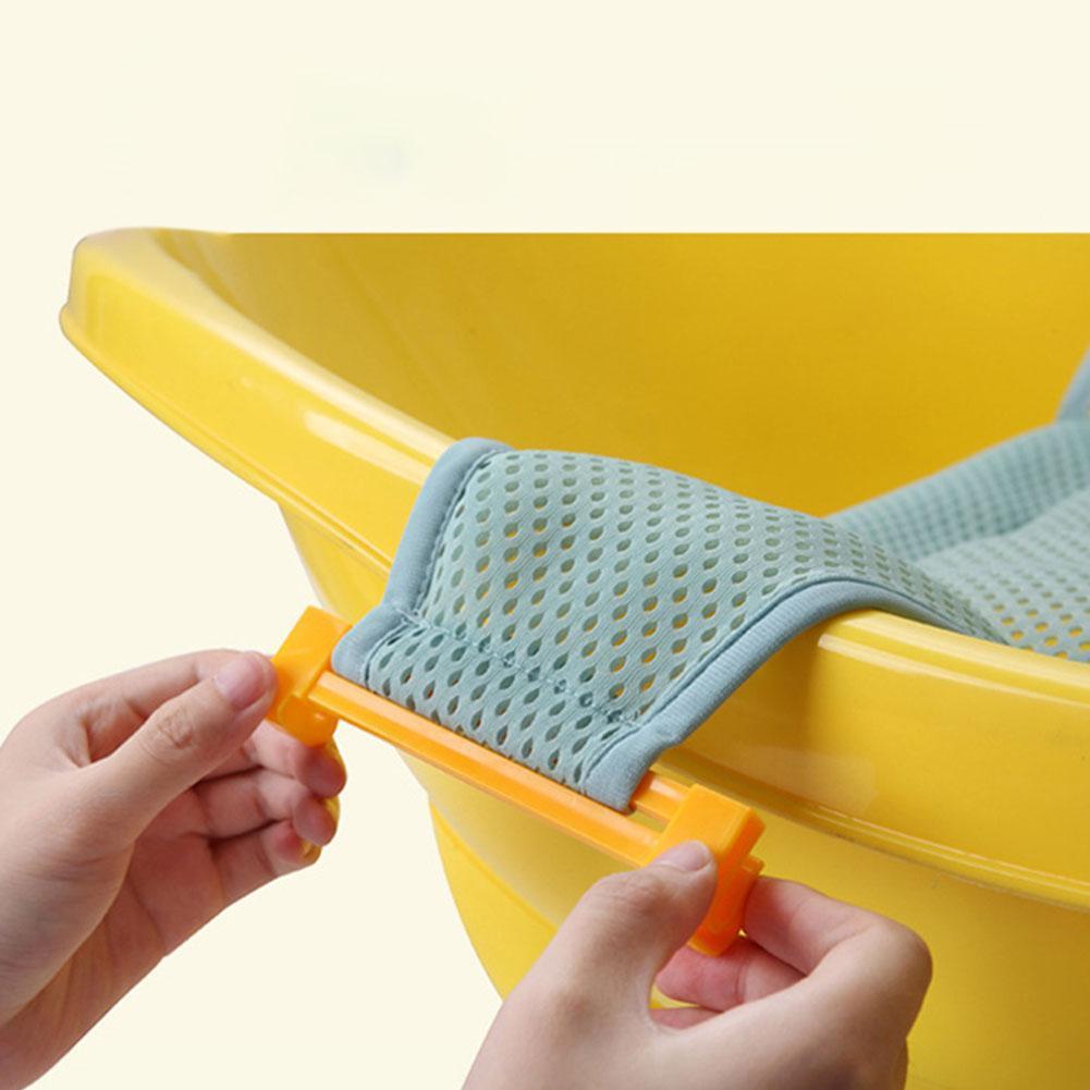Home Neugeborenes Baby Badewanne Verstellbar Antirutsch Für Badewanne Sitz Schlinge Netz Bett