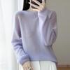 2025 Women's French Tencel Wool Knitwear: Autumn/Winter Seamless, Loose, Slimming, Lightweight, Warm, and Comfortable Sweater