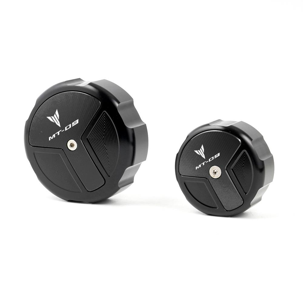Motorcycle Accessories For Yamaha MT09 MT-09 SP -2022 CNC Aluminum Front Rear Brake Fluid Reservoir Cap Cover With