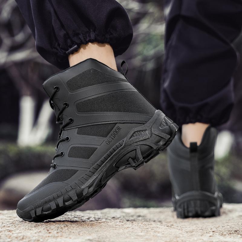 Men's Tactical Hiking and Military Boots: Large Size, Outdoor, Desert, and Off-Road