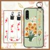 Wrist Strap Flower Phone Case For LG Velvet 4G/5G Shockproof Waterproof Soft Case Fashion Design Anti-dust Kickstand