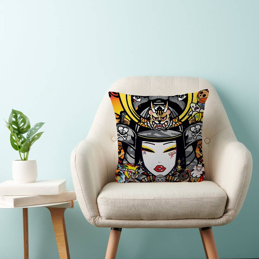 Japonia Anime T-Tokidokis Poszewka na Poduszkę Design Poszewka na Poduszkę Dekoracja Świąteczna Dekorati