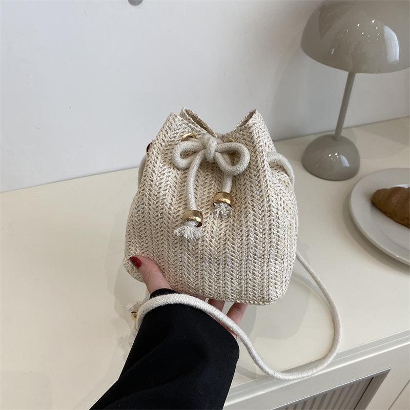 Beach Vacation Wind Only Beautiful Women Bag New Summer Fashion Simple Versatile Shoulder Messenger Bag Bucket Bag Women