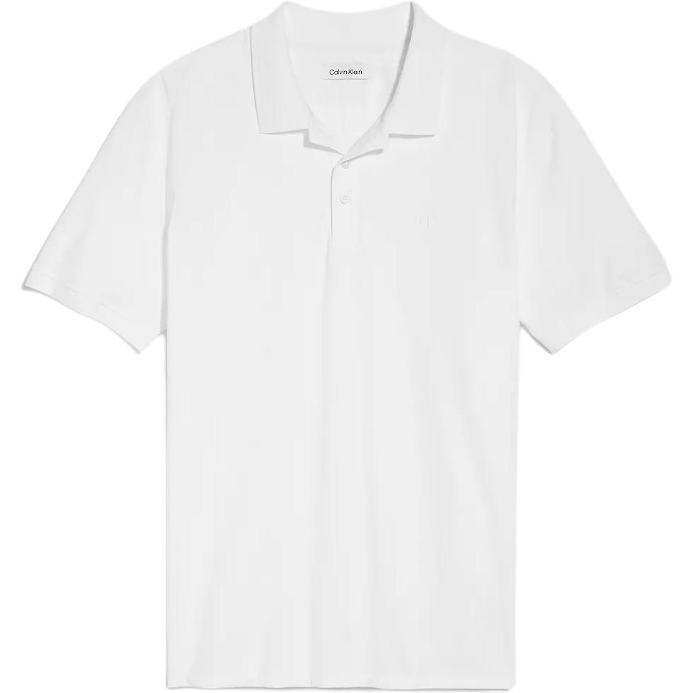 

Calvin Klein Solid Color Simple Comfortable Short Sleeve Polo Shirt Men tops White 40HP281-540 M