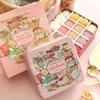 High Quality Cartoon Rabbit Iron Box Multicolor 17*17*6cm Cake Packaging Box Square with Lid Cookie Tin Money Contain
