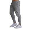 European & American Sports Pants: Men's Fitness Jogging Trousers for Spring/Autumn - Solid Color Fashion Casual Wear