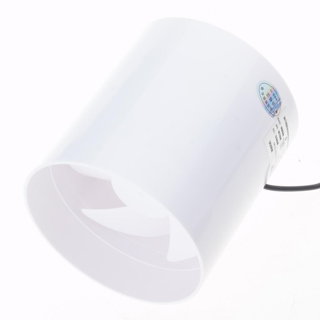 4'' Duct Fan 220V 110V Air Extractor Silent Inline Ventilator for Home Bathroom Kitchen Exhaust Ventilation