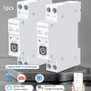 TUYA ZigBee Smart Circuit Breaker Mit Messung 1P 63A DIN Schiene Für Smart Home Drahtlose Fernbedienung Smart Switch fit Alexa Google Hause