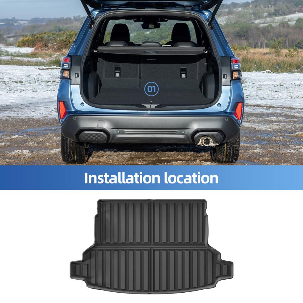 for Subaru Forester 2025 2026 Car Floor Mats Protective Mat Auto Accessories Foot Pad Cargo Liner Trunk Mat Only Fit Left Rudder