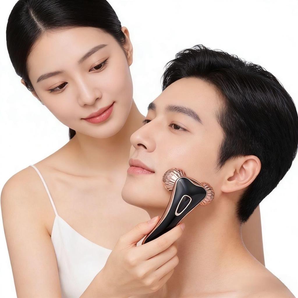 Assorted Facial Beauty Massage Face Body 3D No Charging Eye Birthday Gift 2-Piece Rollers, Y-Shaped Rollers, Rollers, & Massagers, Design, Required,