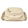 Women Small Capacity Tote Bag Waterproof Nylon Multi-Compartment Shoulder Bag Office Commute Crossbody Purse with Soft Fabric