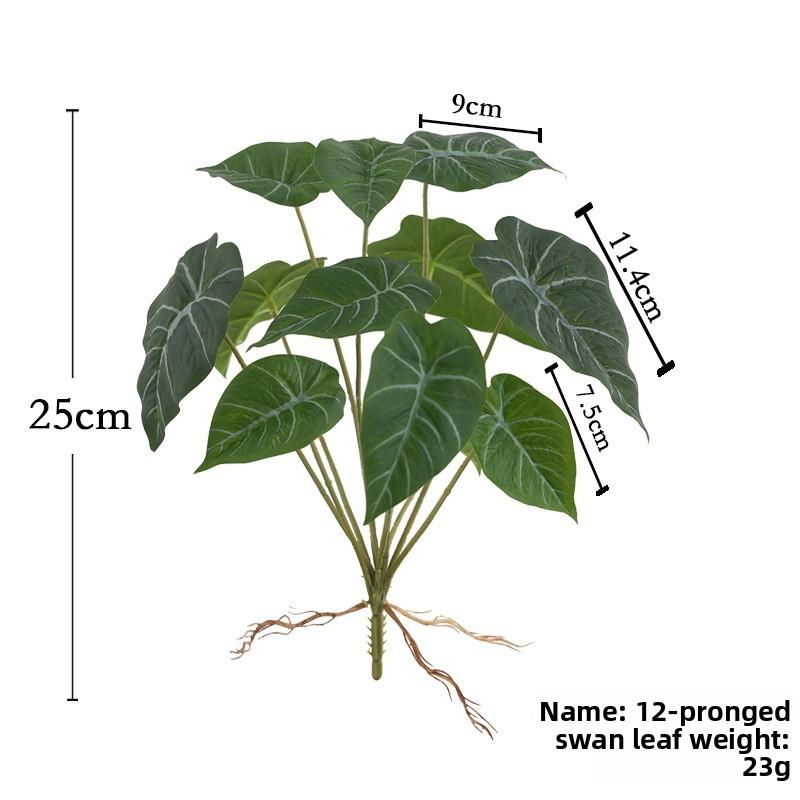 Multiple Green Leaf Plant For Indoor Garden Wall Art And Home Decoration