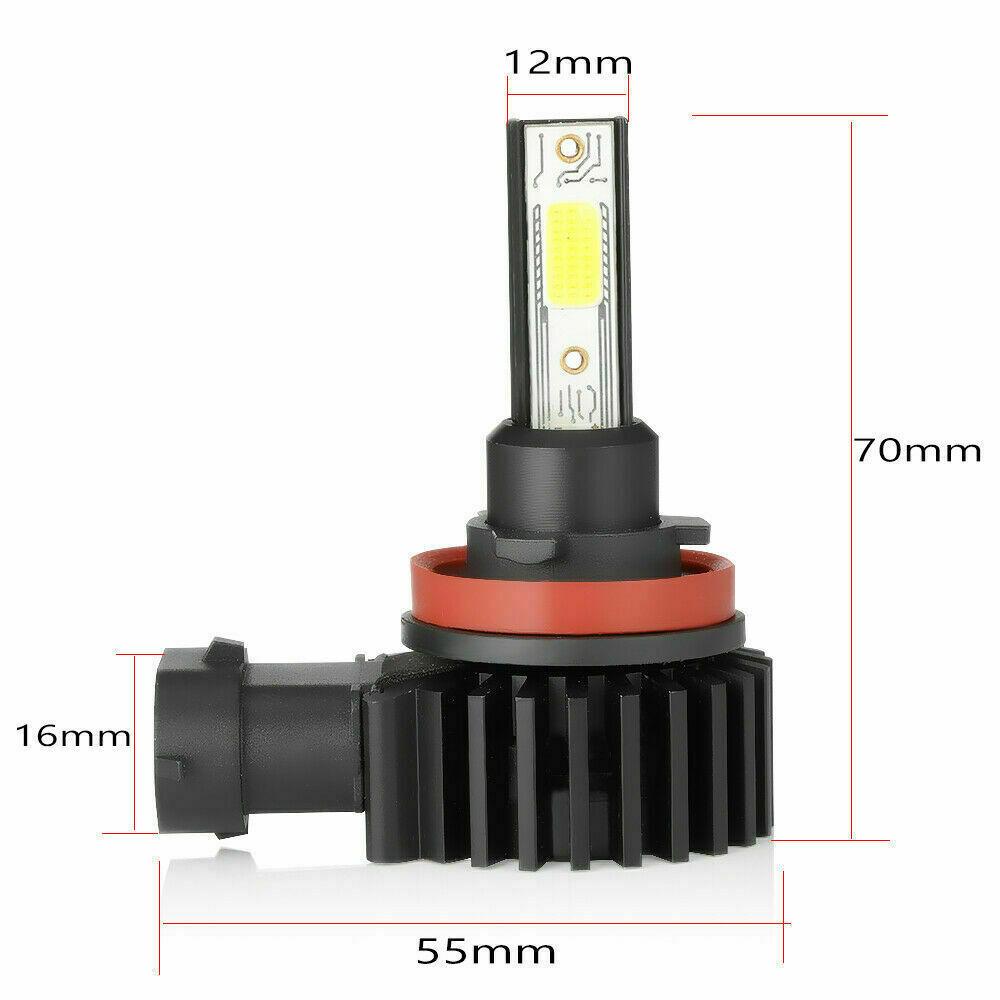 Kit 2 buc H11 H8 H9 LED faruri super luminoase 330000LM Fascicul HI/LO 6000K