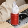 Car Cup Holder Tissue Dispenser - Creative Cylinder Tissue Box for Car.