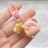 3D Pink Pig Keychain Pendant Cute Cartoon Resin Charm Key Rings Personalized Hangings Keychain for Girls and Students