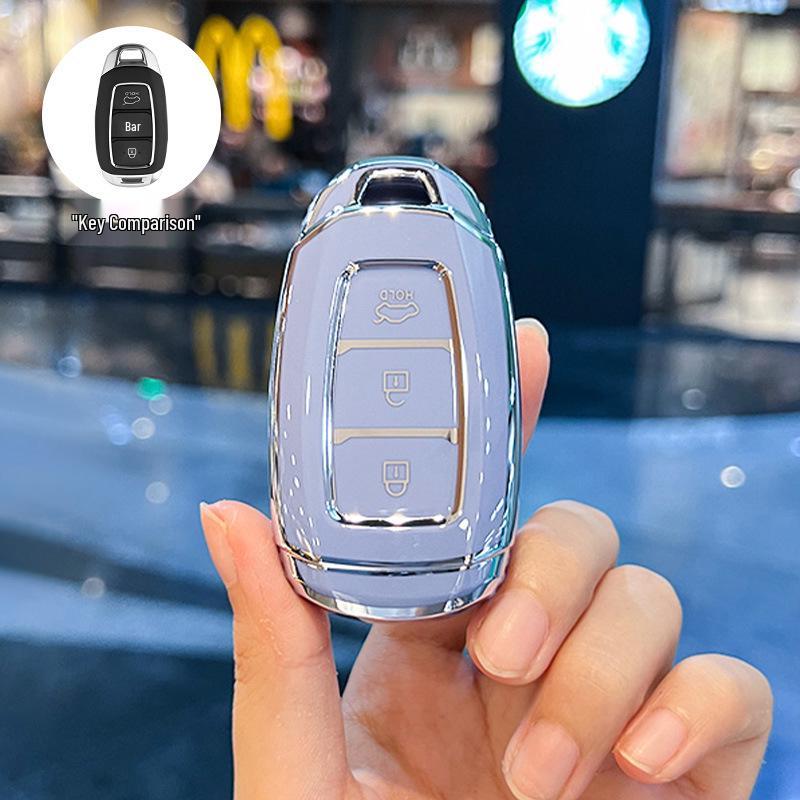 Modern ix35, Elantra ix25 Key Case: Compact Car Shell Buckle for Elantra, Lingdong, Mingtu, Langdong & Verna Models