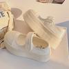 Thick Sole Height Increase 22 New Summer Breathable Muffin Shoes Big Head Mary Jane Casual Board Shoes