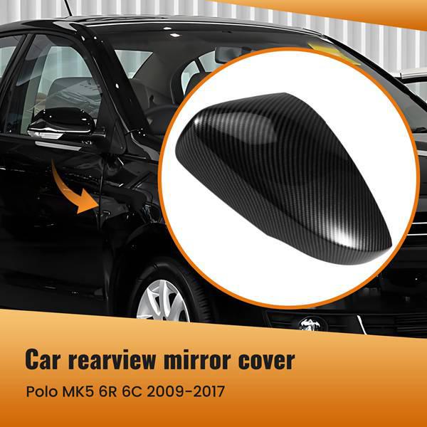 Rearview Mirror Covers for 09-17 Volkswagen Polo MK5 6R/6C - Pair