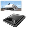 14 Inch RV Roof Vent Cover Replacement Lid for Camper Trailer For Motorhome with Weatherproof PP Material Black