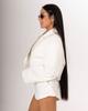 European and American women's clothing summer new fashion street long-sleeved short small blazer half-body pants two-piece set