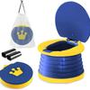 New 2-in-1 Children's Folding Toilet Portable Children's Travel Toilet Car Baby Toilet Potty Training Seat Suitable for Camping