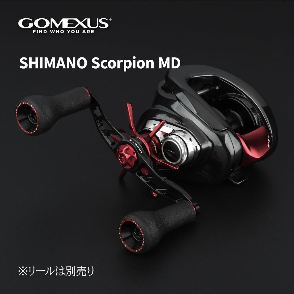 Gomexus Double Handle with Compatible with Shimano and Daiwa Baitcasting Scorpion Zillion TW for Sea and Large Freshwater Fishing for Daiwa and