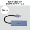 ELECOM USB Hub USB3.0 Bus Powered 4 Ports Navy U3H-H040NV
