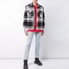 Off-White SS21 Graffiti Pfeil Print Langarm T-Shirt Herren Oberteile Rot OMAB001R191850152010