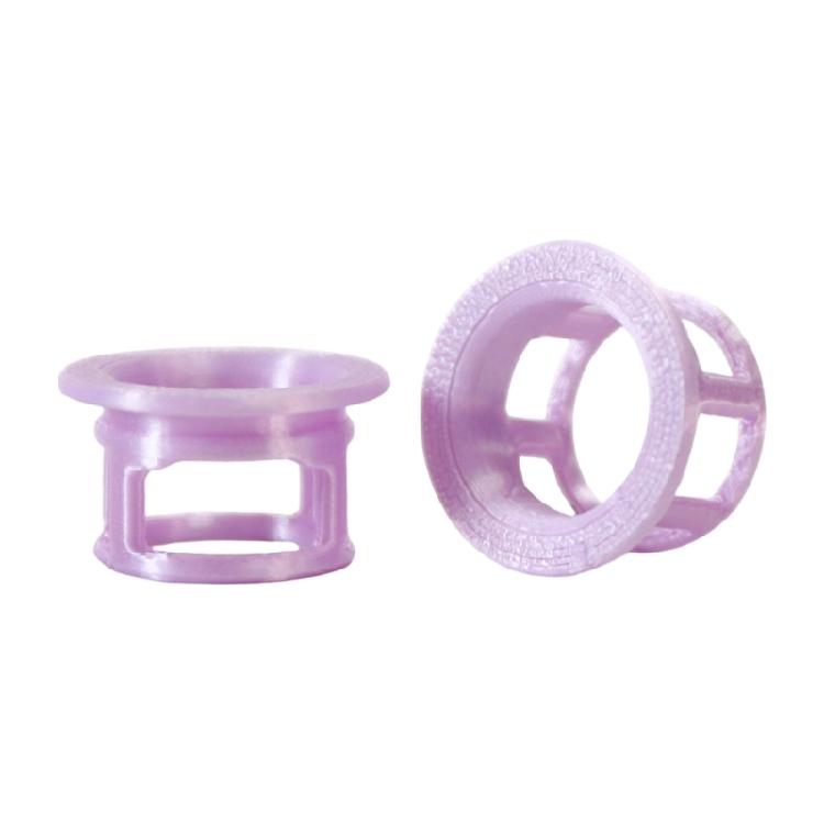 2Pcs Hollow Bicycles Handlebar End Cap Mountain Bike Handle End Cover Noctilucent Bicycles Handlebar Grip Plug Enduring фиолетовый