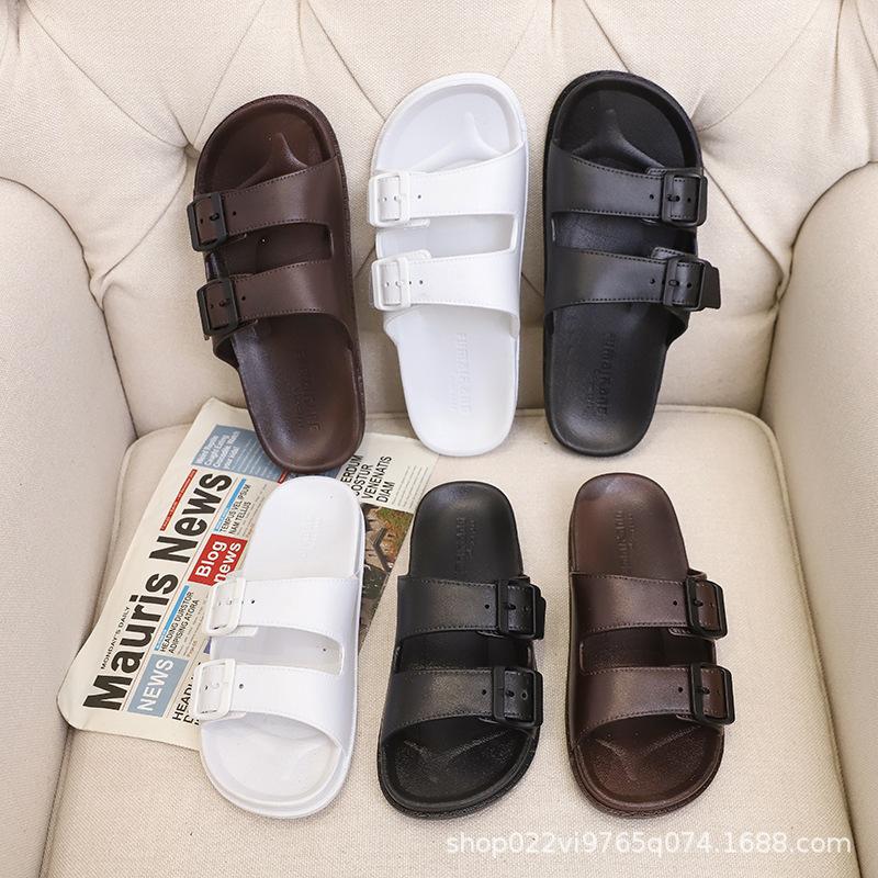 Fashion Men's New Slippers Fashion Slippers Summer Room Shoes Soft Bottom Bathing Couple Sandals and Slippers Beach Slippers