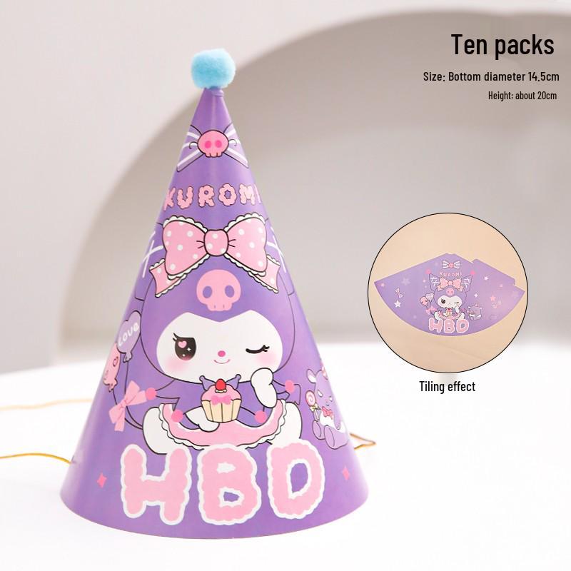 Korean Baby Bow Birthday Hat for 1-Year-Olds - Cake Decoration Accessory