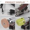 A60ZEU Plug,Belt Sander,Adjustable Speed Electric Knife Sharpener,15Degree Belt Grinder,Power Belt Sander For Woodworking Durabl