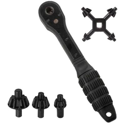 Mandrină Multifuncțională pentru Burghie de Fier Cheie Burghiu Suporturi de Foraj Cheie Fixă Chei cu Clichet Cheie Tubulară Unealtă de Foraj Portabilă