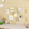 Grid Art and Photo Stands Modern Metal DIY Display Stands with Grid Panels Jewelry Exhibition Stands, and Jewelry Pendant Stands
