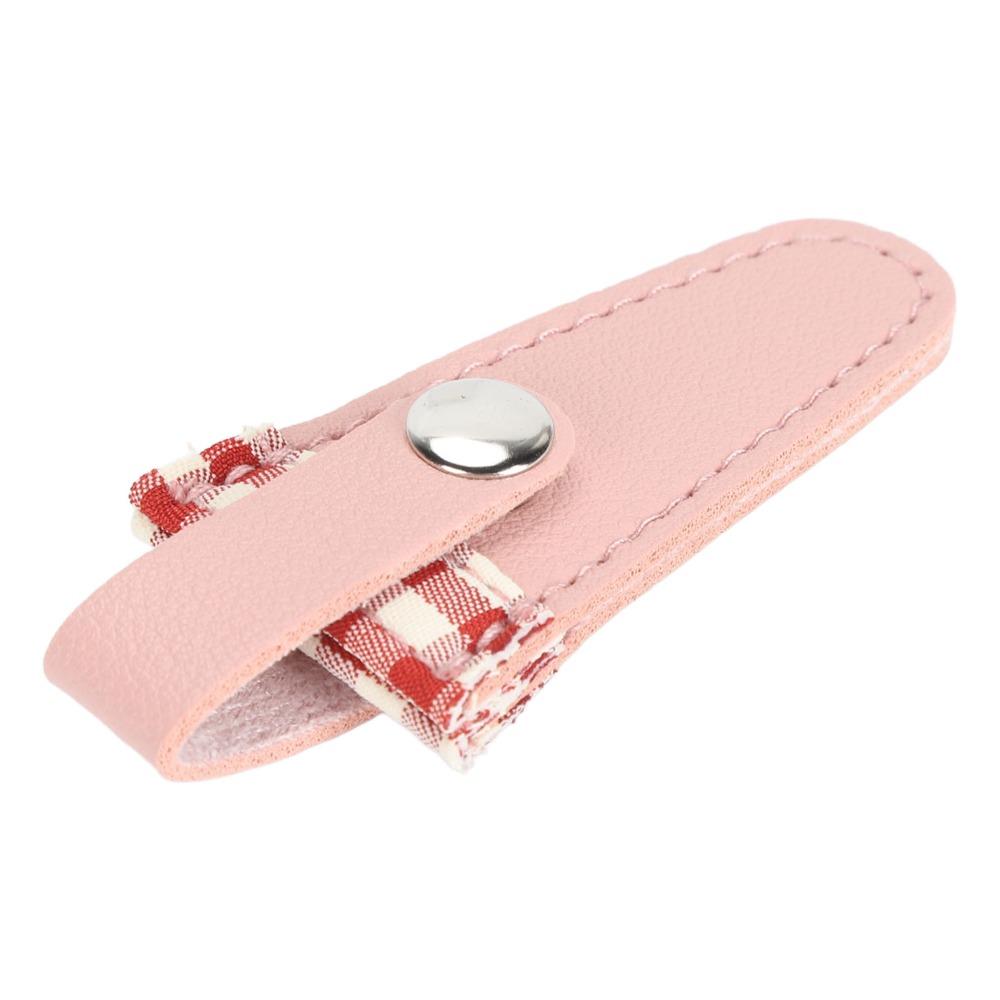 Protective Scissors Protective Cover Color Lattice PU Leather Scissors Cover For Embroidery