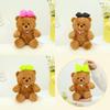 Cute Bear Bow Plush Toy Cute Cartoon Girl Child Bedroom Decoration Doll Gift
