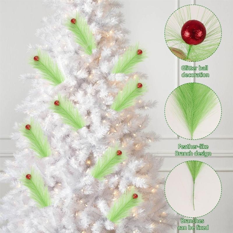 Faux Pampas Grass Decor,Artificial Pampas Grass Fluffies Home Decor,Pompous Grass Flower Arrangement Home Wedding Decor